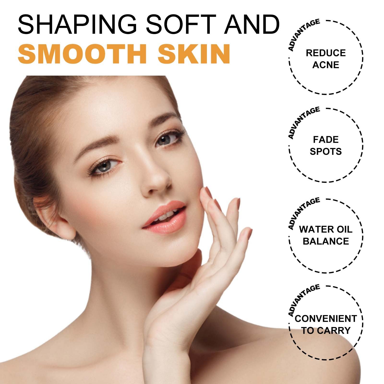 Nettoyant au curcuma Anti-acné, contrôle de l'huile, dissolvant de points noirs, nettoyage de la peau, éclaircissant, rajeunissement, mousse de lavage du visage