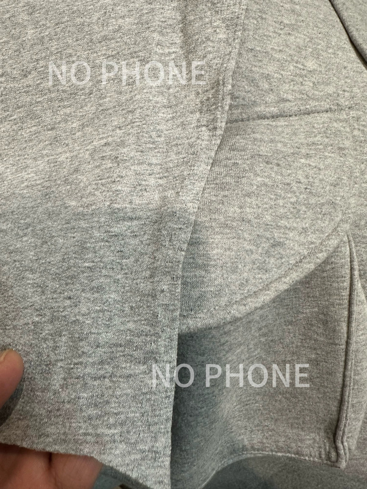 Mjd Heavy-Duty Three-Dimensional Pleated Curved Hem Sweatpants with Large Pockets, Baggy Style, Jogger Cuffs, Gray Sports Trousers Koin