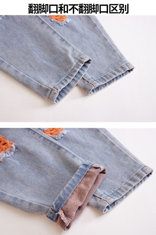 New Fashion Girls Jean Spring Summer and Autumn Soft Casual Boutique Cotton Kawaii Girls Elegant Jean Children's Pants 3-12Y