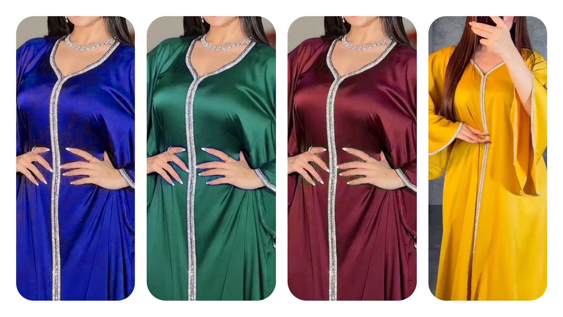 Jalabiya-Robe musulmane élégante pour femmes, caftan moyen, ceinture, Eid, Dubaï, Abaya islamique, Turquie, robes de soirée, Ramadan Abayas