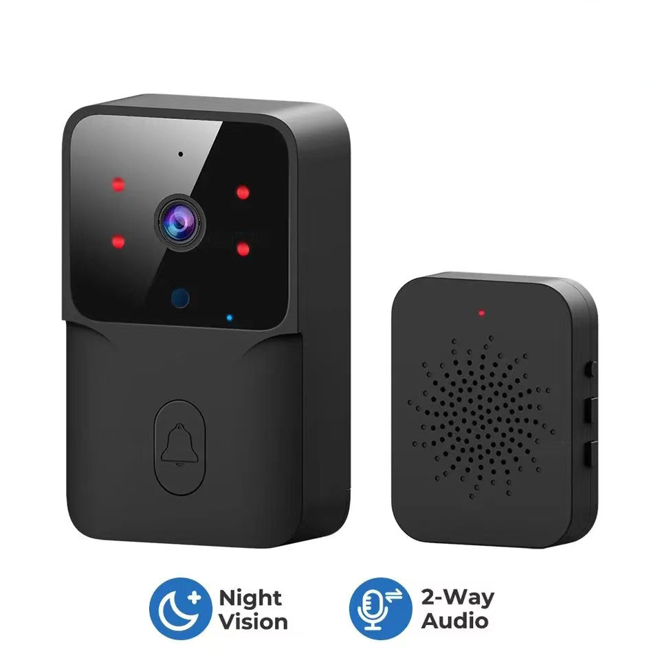 Sonnette vidéo WiFi sans fil, caméra HD, alarme IR, sécurité, maison intelligente, interphone WiFi pour la maison