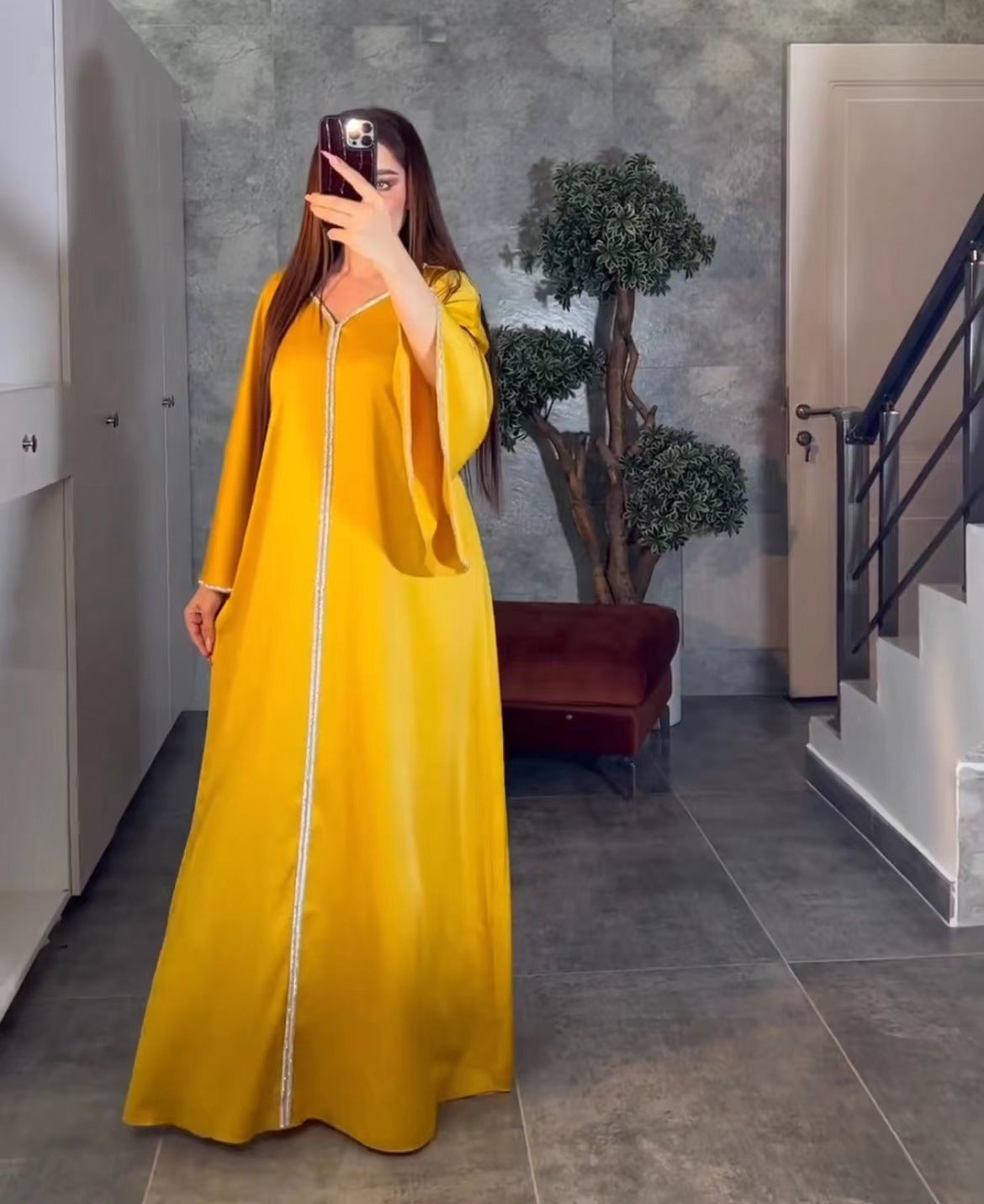 Jalabiya-Robe musulmane élégante pour femmes, caftan moyen, ceinture, Eid, Dubaï, Abaya islamique, Turquie, robes de soirée, Ramadan Abayas