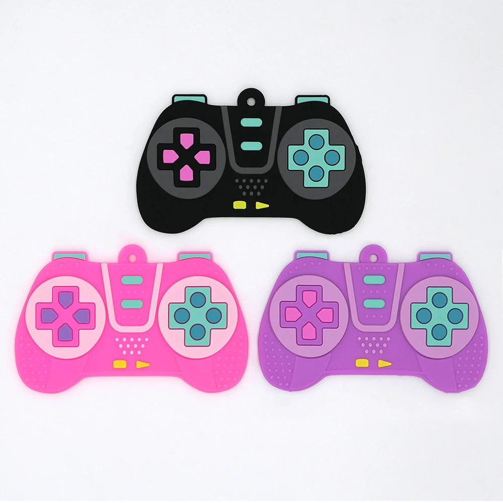 Anneau de dentition en Silicone Montessori pour bébé, jouets sensoriels avec télécommande pour tout-petits, cadeau pour garçons et filles