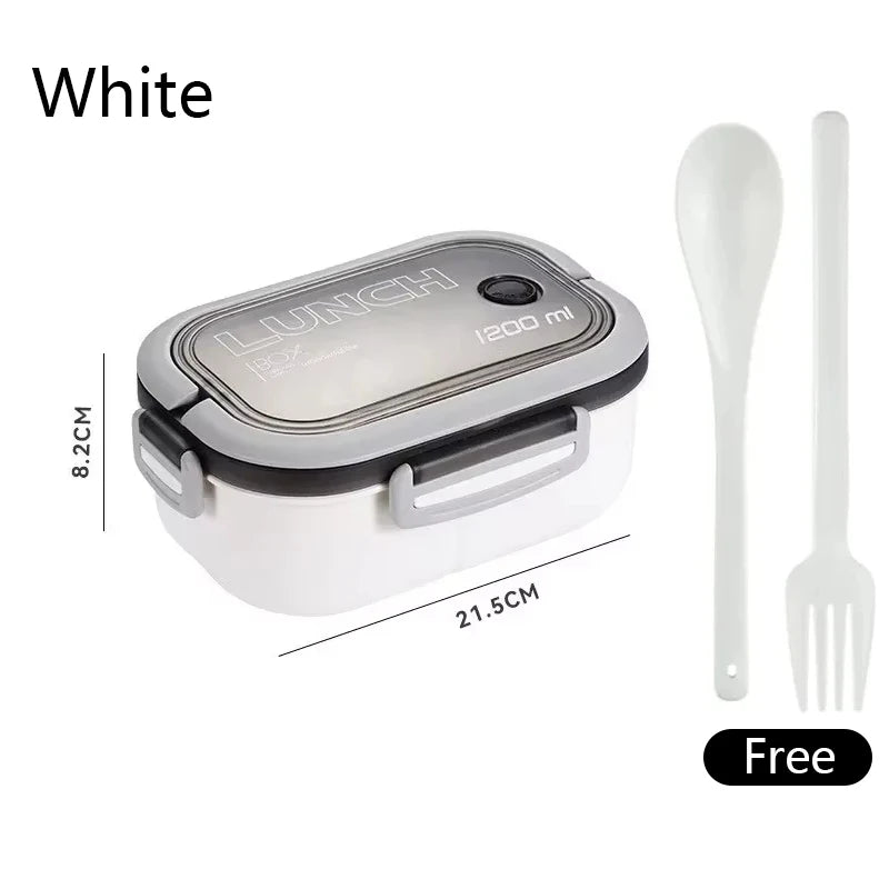 Boîte à déjeuner mignonne pour enfants, compartiments pour micro-ondes, Bento, école, Camping en plein air, pique-nique, récipient alimentaire Portable