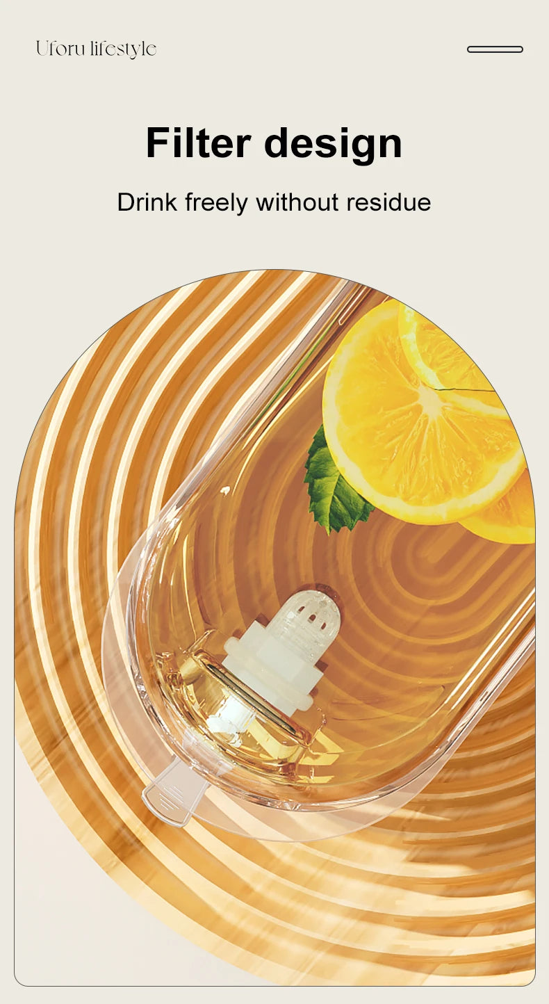 UFORU bouteille d'eau froide avec robinet ménage sens avancé grande capacité scellé bouteille d'eau froide de qualité alimentaire