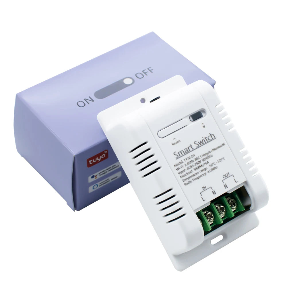 Tuya – capteur de température Intelligent Wifi 16A, 3000W, interrupteur de commande Intelligent, relais de surveillance étanche, sonde de Thermostat de synchronisation