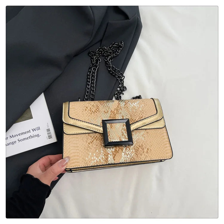 Sac à bandoulière simple pour femmes, style coréen, à la mode, design de niche décontracté, chaîne polyvalente, exquis, style occidental