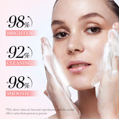 SAODER Q10 vitamine C nettoyant pour le visage mousse de lavage du visage nettoyage du visage Mossee hydratant éclaircissant produits de soins de la peau du visage