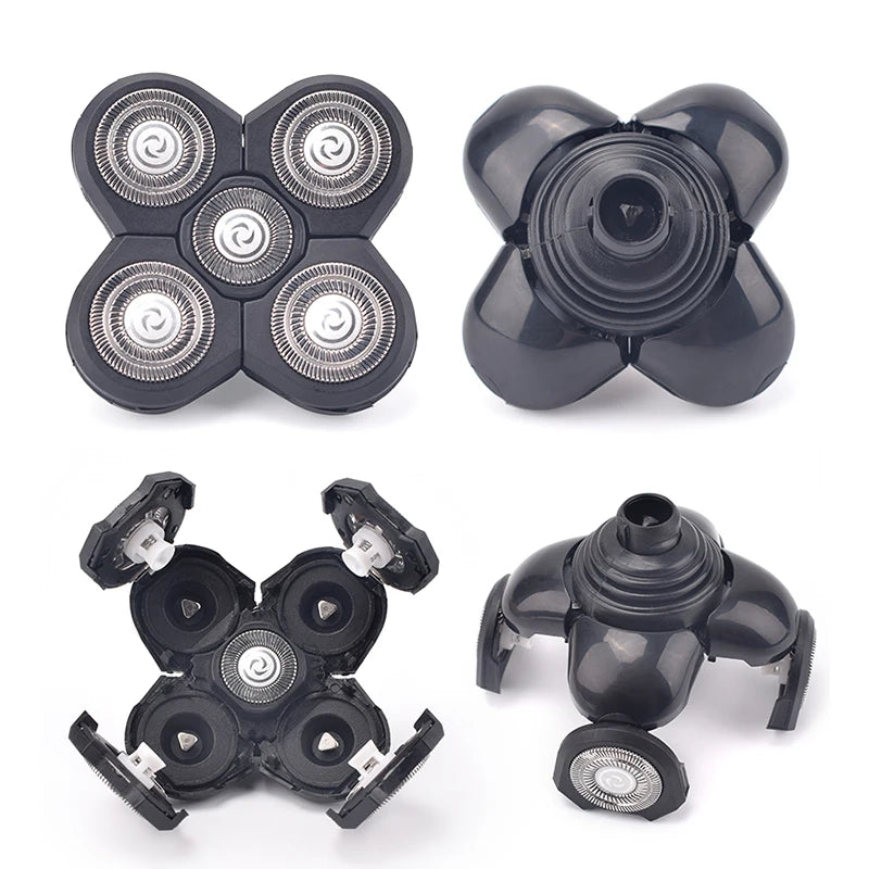 Rasoir électrique pour hommes tondeuse à cheveux tondeuse à barbe rasoir de tête chauve rasoir humide et sec ménage Rechargeable rasage de tête chauve