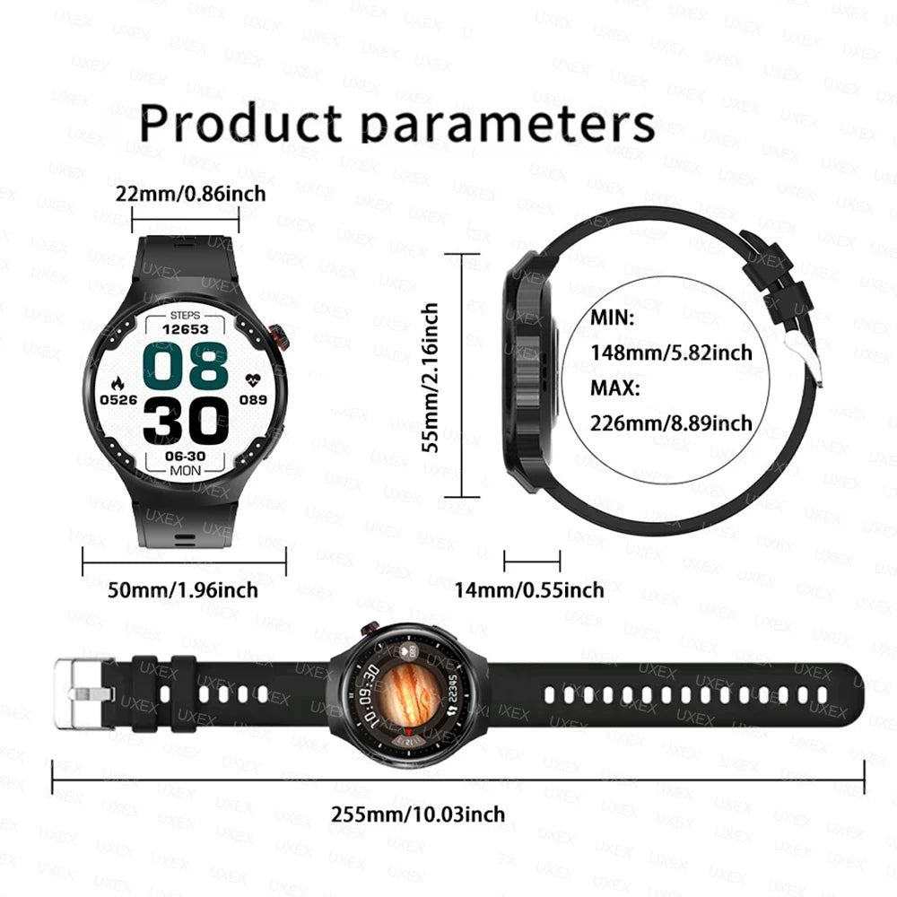 2025 montre Smartwatch Wemon 1.52 "HD Bluetooth appel offres aujourd'hui cadeau pour hommes suivi de santé montres Smart Hombre affaires nouveau
