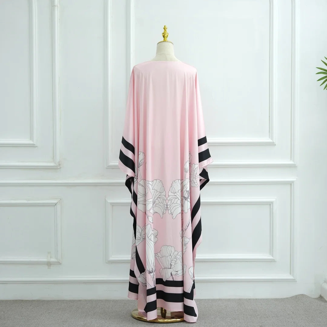 Ramadan Kebaya Muslim Abaya Damen Dubai Luxury Caftan African Dresses for Women Turkey Islam Moroccan Caftan Muslim Women's Dress