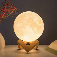 8CM LED veilleuse impression 3D lune lampe chambre décor MoonLight pour enfants cadeaux décorations créatif chevet atmosphère éclairage