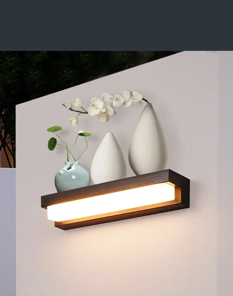 LED extérieur appliques solaires étanche lumière solaire balcon Villa porte cour muré éclairage clôture décor lampe solaire