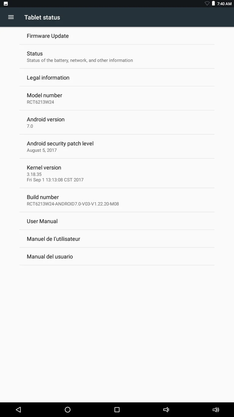 2025 offres spéciales 11.6 pouces tablette 2GB RAM 64GB ROM Android 7.0 MT8127 Quad Core CPU 768x1368 IPS 5000mAh batterie Port HDMI