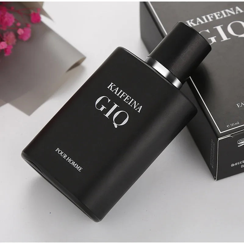 Amant noir pour hommes Cologne bois mélangé bois De santal Eau De Toilette parfum rafraîchissant longue durée déodorant parfum charmant