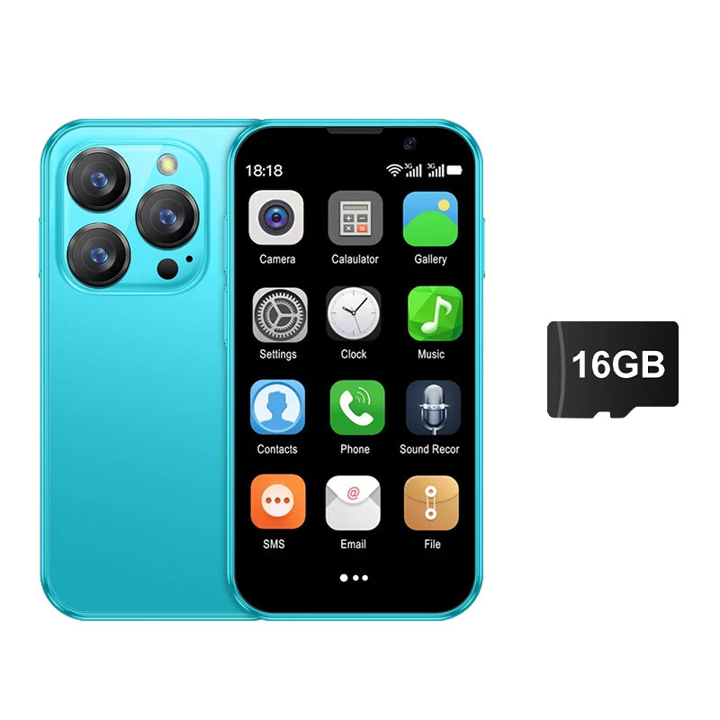 SERVO-Mini Smartphone 16SE, 16 Go, Android 9.0, Wifi, Touristes, EpiStandby Play, PR3 G, WCDMA, Petit Téléphone Portable Intelligent de 3.0 Pouces, Nouvelle Version