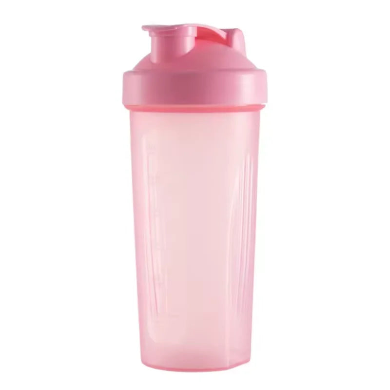 Bouteille Shaker de 600ml, bouteille en plastique Shaker de protéines de 20oz, bouteille de Fitness Portable pour les amateurs de Fitness et les athlètes