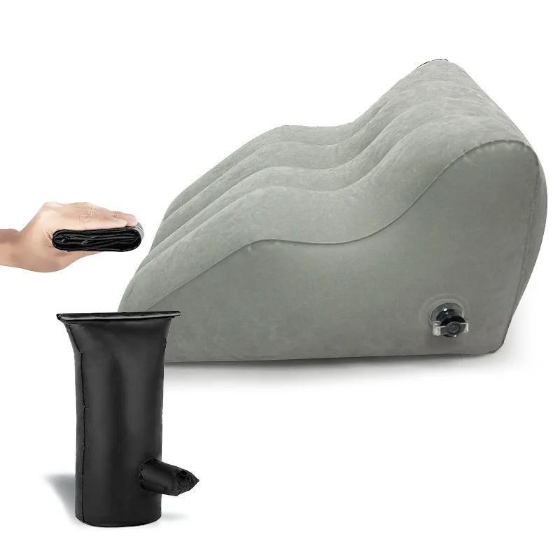 Lit gonflable oreiller de couchage coussin auxiliaire multifonctionnel Position sujet voyage Yoga coussin dossier artefact léger