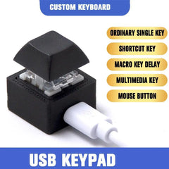 Clavier de raccourci à une touche USB clavier mécanique Macro Programmable personnalisé souris à clé chaude Mini clavier à bouton unique