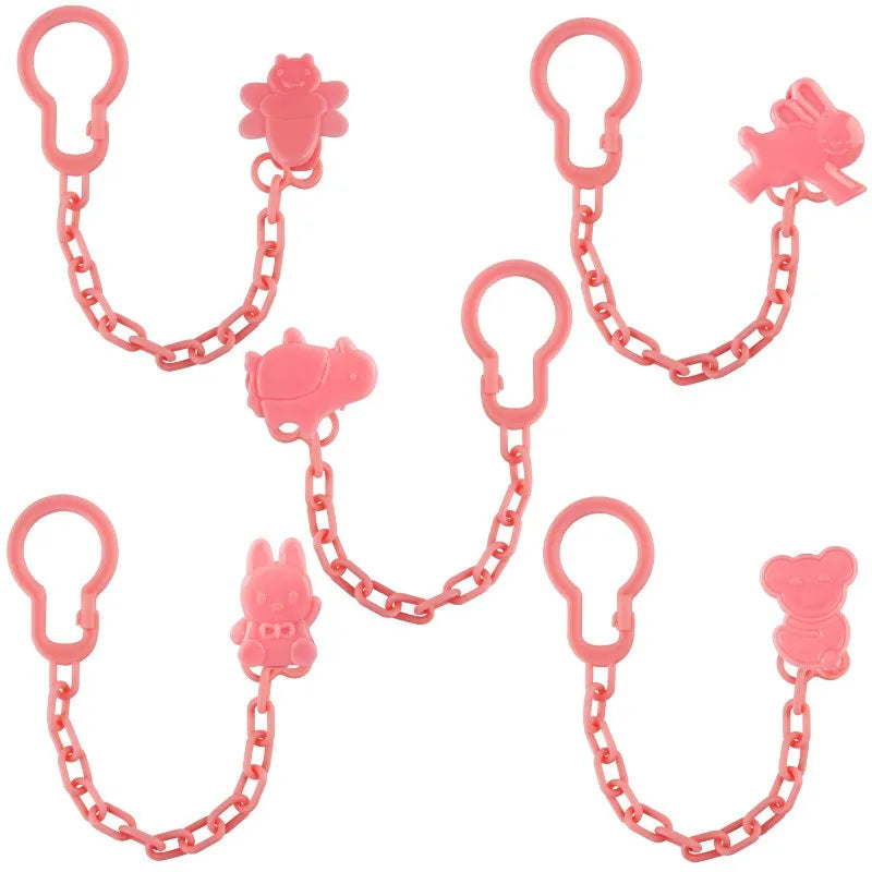 JOréinitialisation-Tétine de dessin animé mignon pour bébé, jouets pour tout-petits, anti-chute, support de ket rapide, cadeau de fête préChristophe, 3/1 pièces
