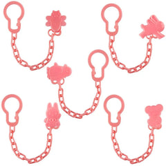 JOréinitialisation-Tétine de dessin animé mignon pour bébé, jouets pour tout-petits, anti-chute, support de ket rapide, cadeau de fête préChristophe, 3/1 pièces