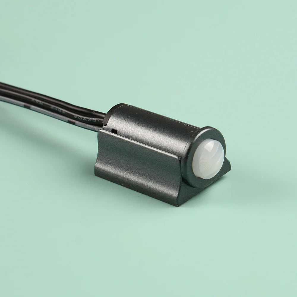 Interrupteur à capteur de mouvement tactile, onde de balayage manuel marche-arrêt 12V-24V, détection de mouvement IR pour placard, lumière d'armoire, lampe de tiroir de porte de garde-robe