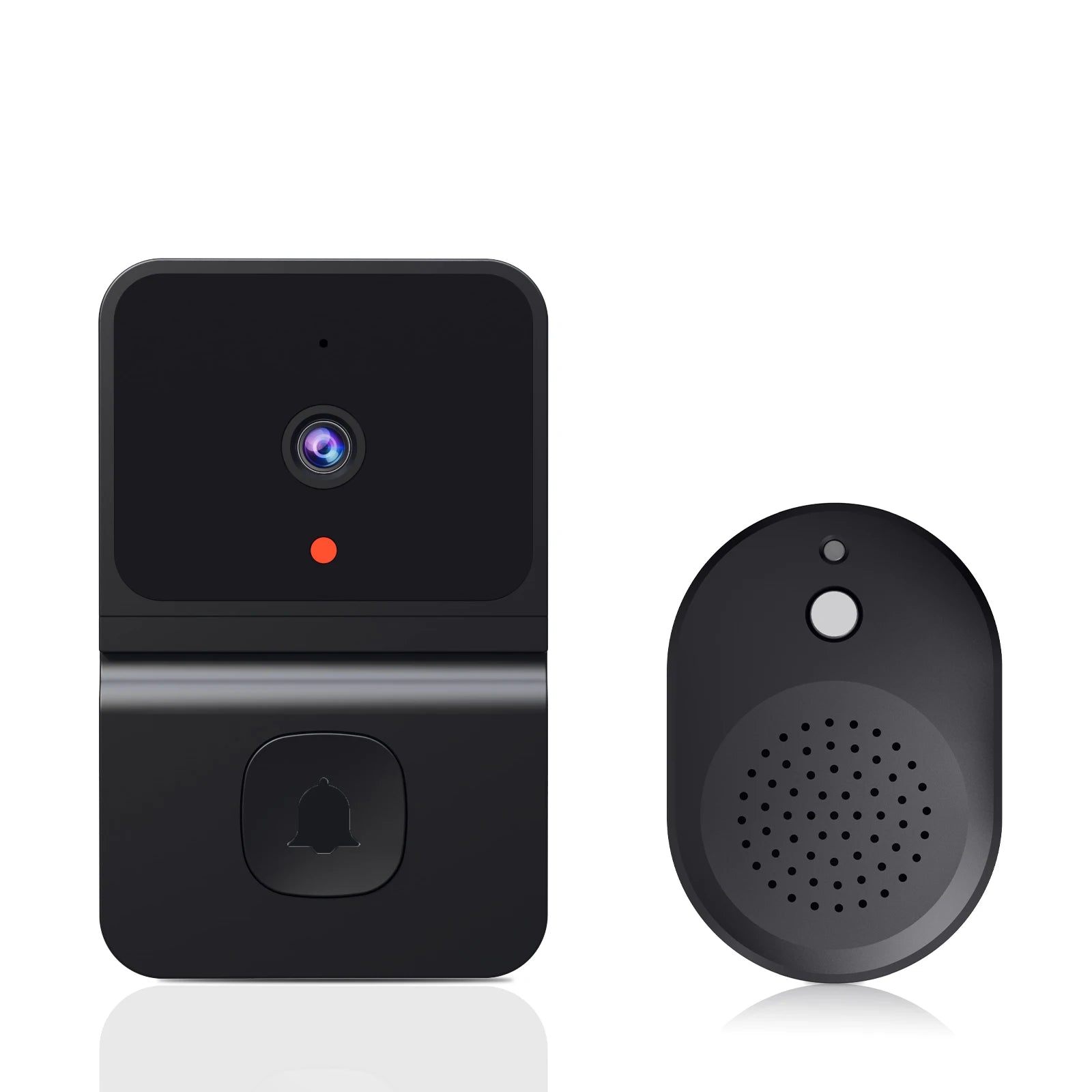 Wireless Wi-Fi Doorbell with Outdoor HD Camera, Night Vision Video Intercom, Voice Changer, Home Monitor, Security Doorbell
