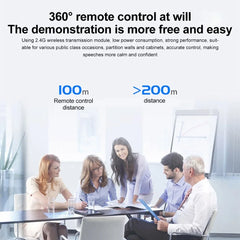 Wireless presenter remote control, USB budget, page-turning pen, PowerPoint presentation pointer, slide adventure pointer, 2.4GHz
