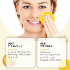 Nettoyant au curcuma, contrôle de l'huile, élimination des taches foncées, Anti-acné, nettoyage en profondeur, rétrécissement des pores, crème hydratante à la vitamine C