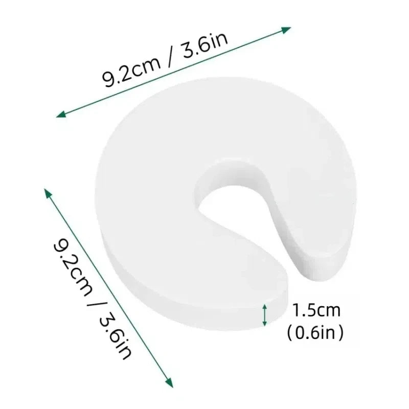 Baby Safety Door Stopper, 6 Pieces, Newborn Furniture Protector, Anti-Pinch, Child Lock, Finger Protection, Door Stopper