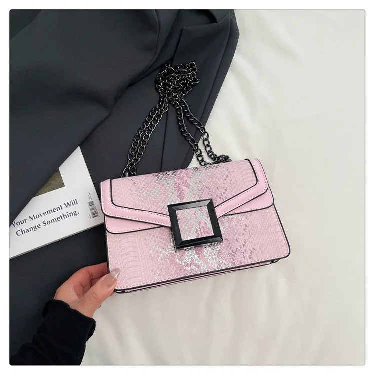 Sac à bandoulière simple pour femmes, style coréen, à la mode, design de niche décontracté, chaîne polyvalente, exquis, style occidental