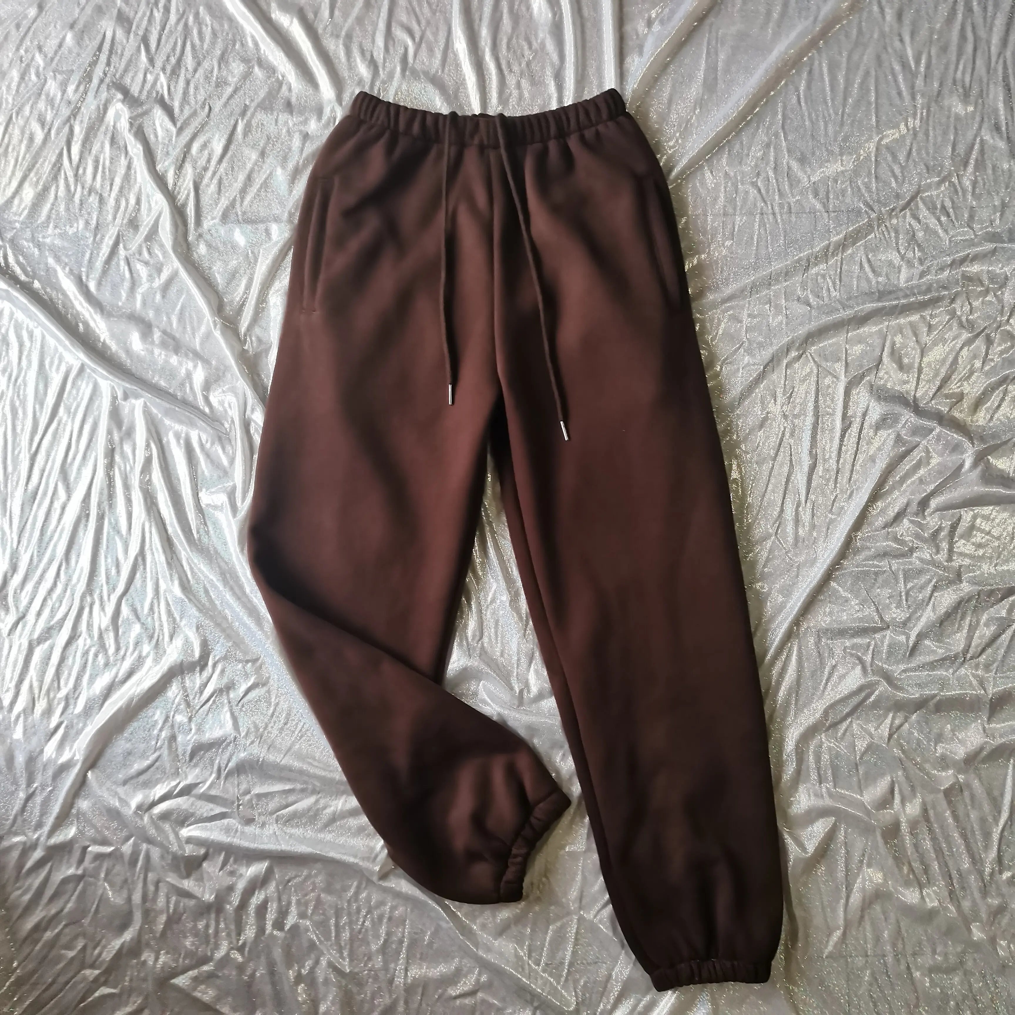 Sweat à capuche Smile avec pantalon de jogging pour femme, ensemble 2 pièces, tenue de sport décontractée, survêtement monochrome, imbibé de sueur, vente en gros, automne et hiver
