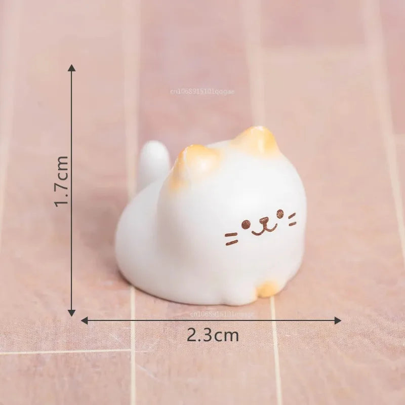 Nouveau modèle de chat de richesse de dessin animé mignon créatif, décoration de bureau, Figurine animale, ornements de chat, accessoires de décoration