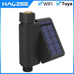 Tuya Smart WiFi Watering Timer, Solar Powered Drip Irrigation System, Built-in Water Flow Recorder, Water Controller