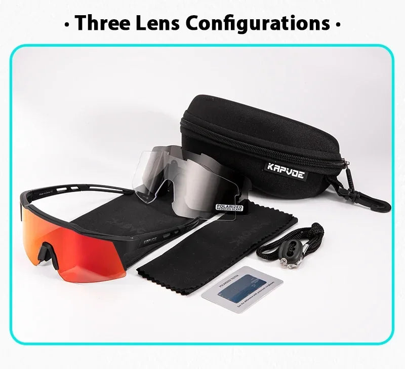 Kapvoe enfants cyclisme lunettes de soleil âgé 8-15 Baseball course enfants lunettes UV400 sport équitation vélo lunettes