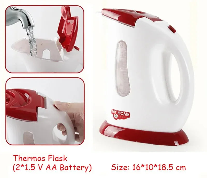 Appareils de cuisine jouets jouet ensemble de cuisine pour enfants jouer cuisine maison de poupée accessoires mélangeur cafetière Machine mélangeur grille-pain