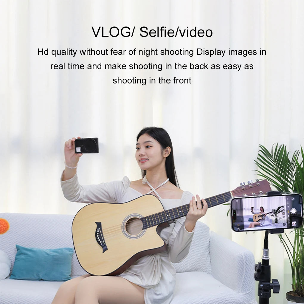 Écran de moniteur magnétique sans fil pour Smartphone Vlog, diffusion en direct, enregistrement vidéo, caméra arrière de téléphone, Selfie, nouveau