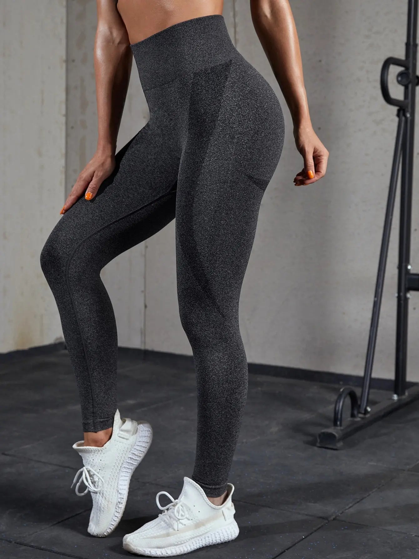 Leggings de sport taille haute pour femme, collants d'entraînement élastiques, pantalons d'entraînement sans couture pour femme, fitness, yoga, levage des fesses, courbes