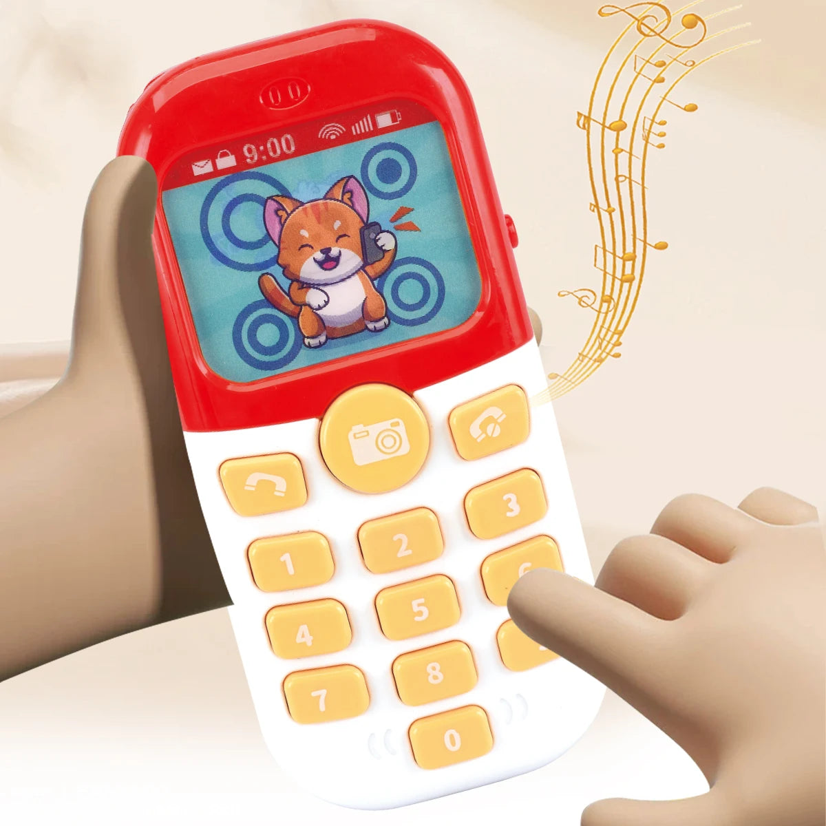 Smartphone toys, baby phone with music and light-up sounds, simulated interaction, makes phone calls, children's gifts, battery not included
