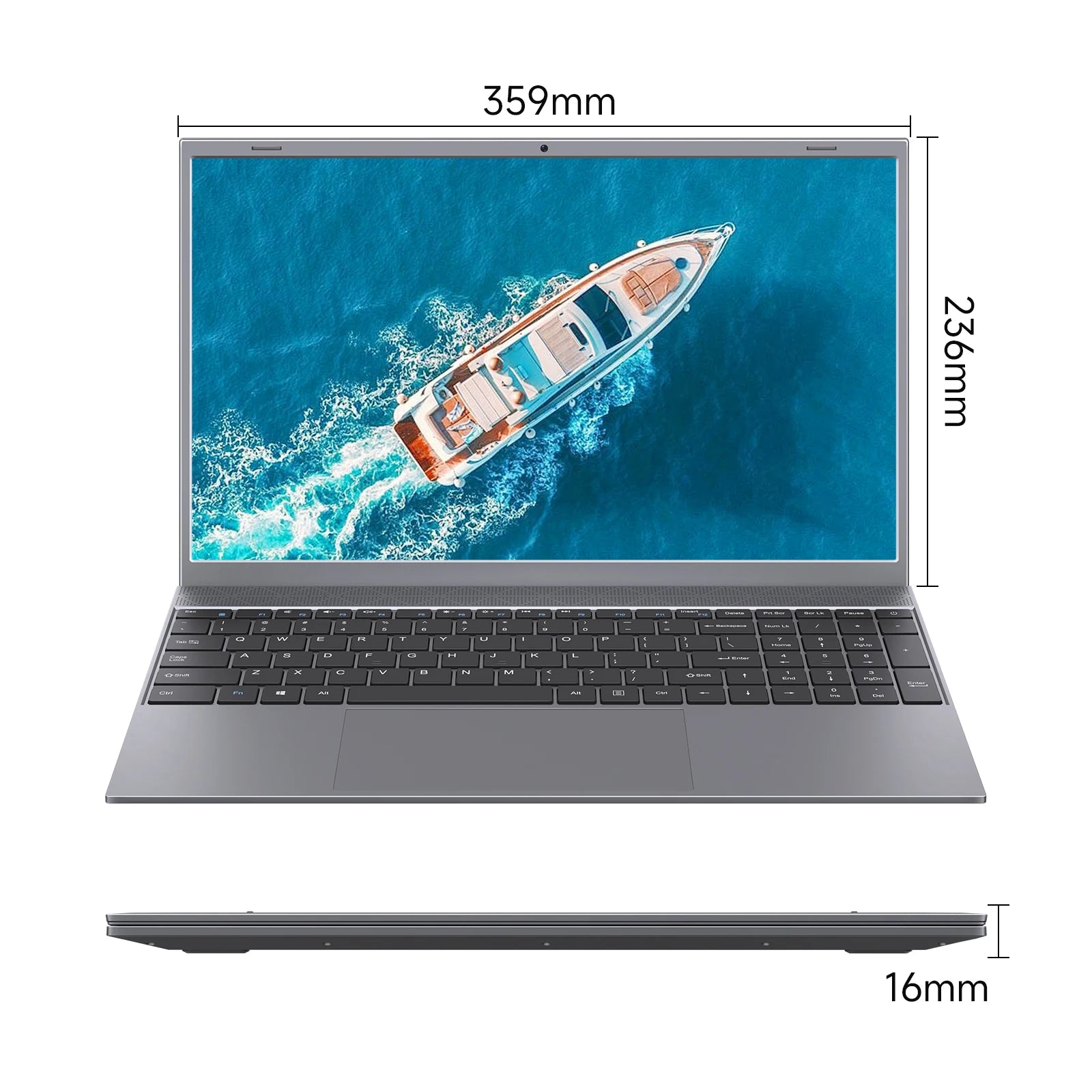 15,6 pouces ordinateur portable J3710 8GB RAM 256GB SSD Windows 11 pour les étudiants et les affaires
