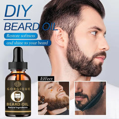 Huile naturelle pour la croissance de la barbe pour hommes, hydratante, lissante, outils de croissance des cheveux, revitalisant pour messieurs, soins pour la barbe