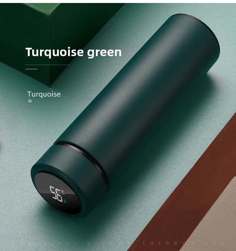 Tasse Thermos intelligente en acier inoxydable 316, affichage de la température, contrôle tactile, bouteille d'eau isolée, séparation du thé, cadeau de noël