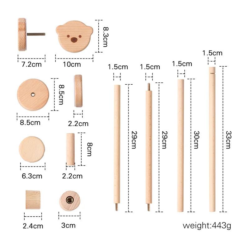 Hochets pour nouveau-né de 0 à 12 mois, jouets en feutre doux, cloche de lit de baleine, berceau Mobile suspendu, carrousel Musical, jouet pour garçons et filles, cadeau