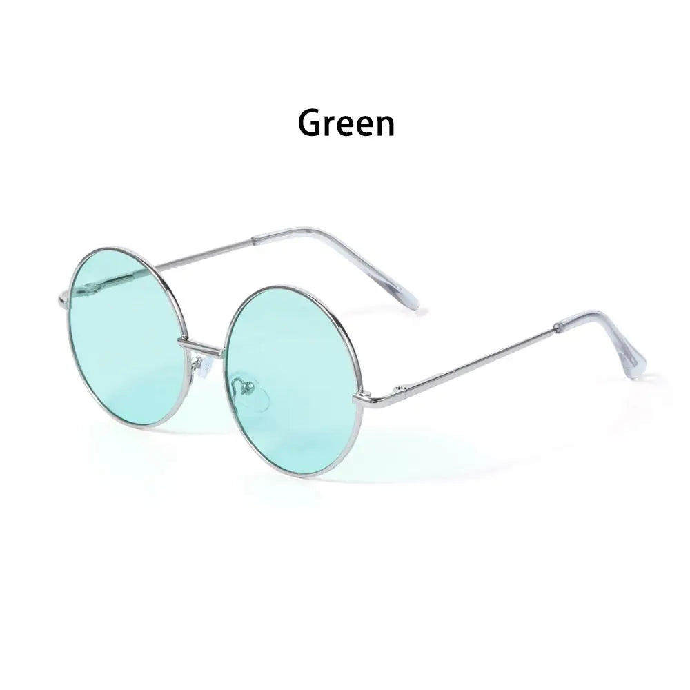 Lunettes de soleil à monture ronde rétro pour enfants, lunettes de protection UV400, verres noirs, roses, rouges, garçons, filles, enfants, mode, été, nouveau, 14mm