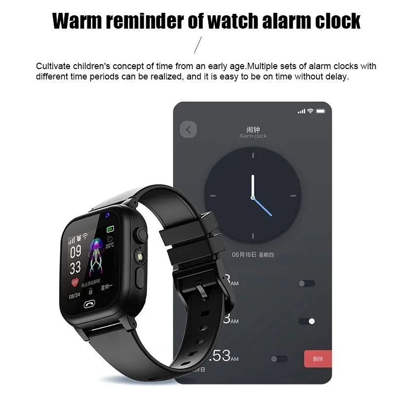 Enfants 4G montre intelligente SOS GPS localisation carte Sim appel enfant montre intelligente caméra montre étanche pour IOS Android garçons filles présent