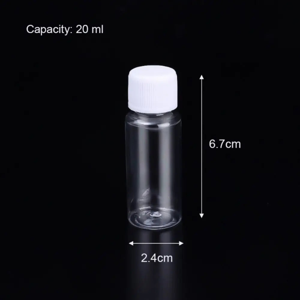 AfricSeal HI-Bouteille d'emballage réutilisable en plastique, plusieurs échantillons de cosmétiques, shampoing, poudre liquide, 10 ml, 20 ml, 30 ml, 50 ml, 80 ml, 100ml