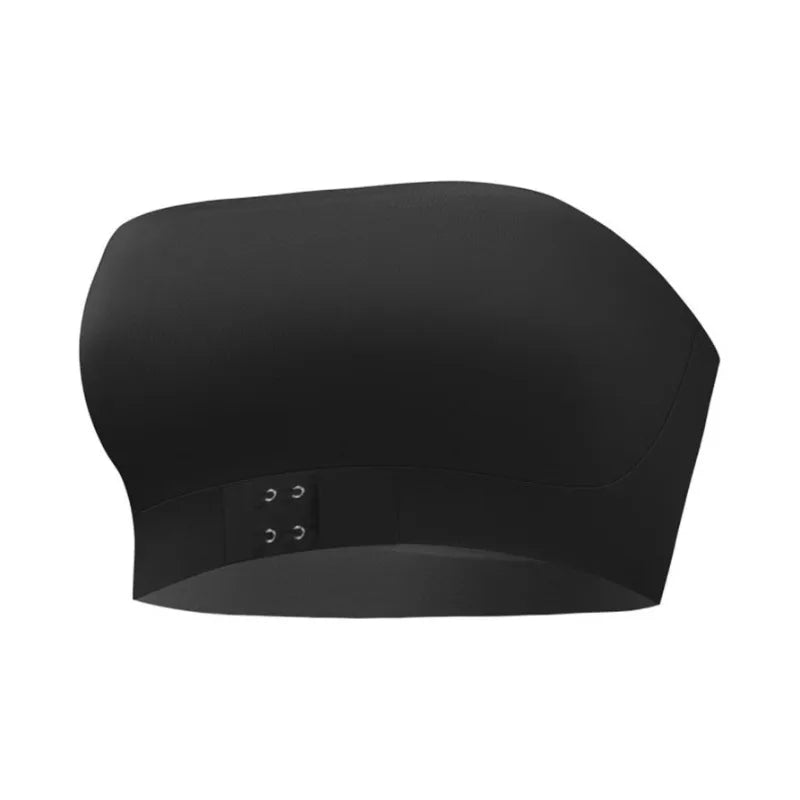 Soutien-gorge sans bretelles pour femmes, Sexy, sans couture, sans rembourrage, bouton avant, confortable, lisse, demi-tasse, sous-vêtements antidérapants en Silicone