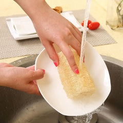 Éponge Luffa naturelle antiarina, bonne absorption, torchons de bain, éponge de douche Linge, plantation de pingouin long, luffa logique, cuisine