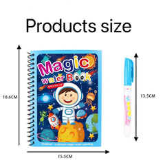 1 livre + 1 stylo livre de coloriage réutilisable livre de peinture à l'eau éducation précoce sensorielle Puzzle dessin jouets