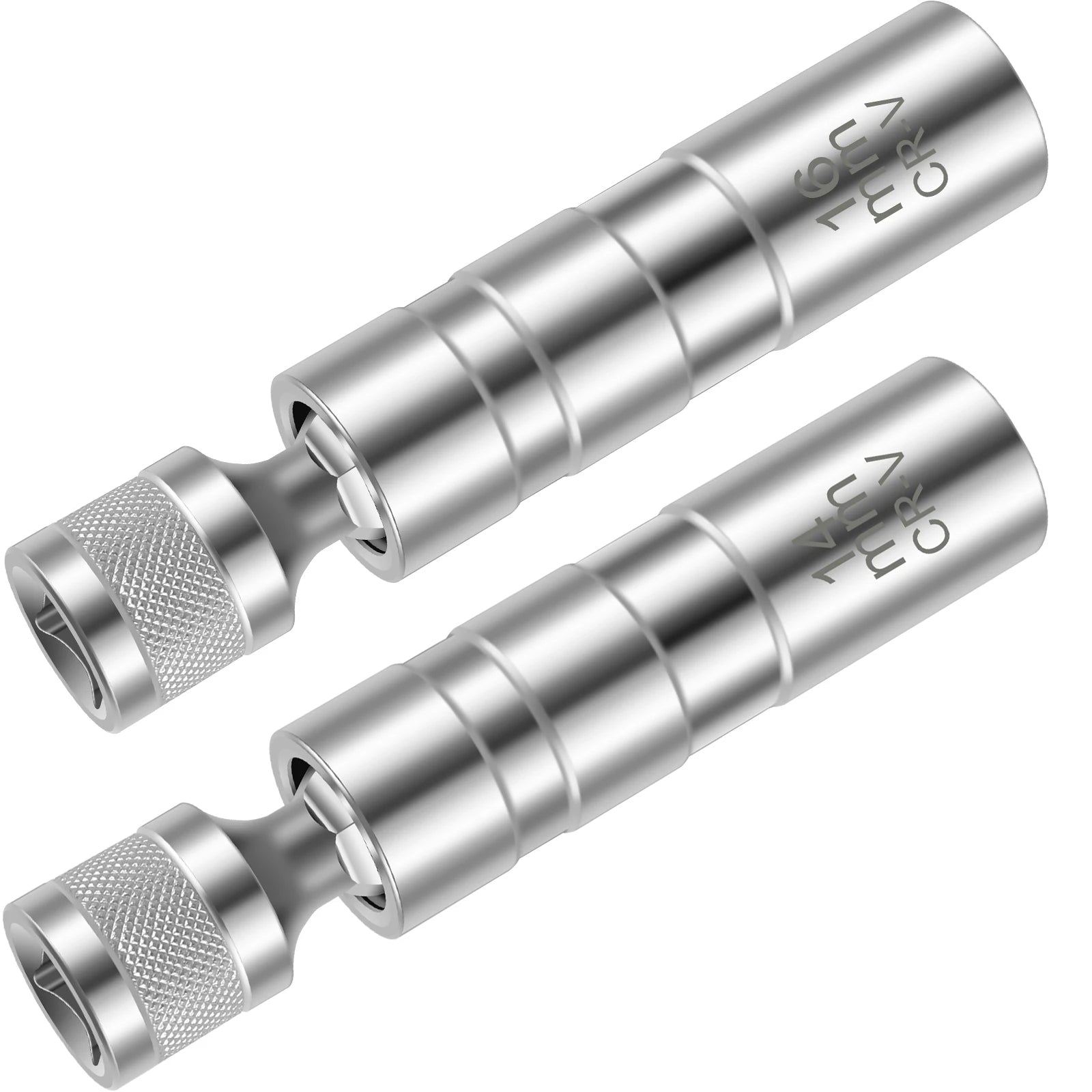2 pièces prise de bougie d'allumage 14mm 16mm 360 °   Outil de retrait de prise de bougie d'allumage pivotante, outils d'installation de prise de bougie d'allumage magnétique